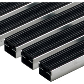 Aco Vario dørmatte, gummi, 60x40 cm, svart