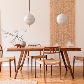 Rebello Decor Eternal Moonlight pendellampe, sort, Ø32 cm