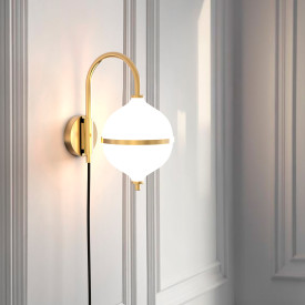 Rebello Decor Eternal Moonlight vegglampe, sort