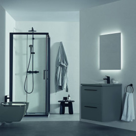 Ideal Standard i.life B vegghengt toalett, uten skyllekant, grå