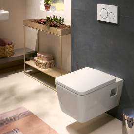 Hansgrohe EluPura Original Q 540 vegghengt toalett, uten skyllekant, hvit