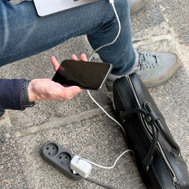 ColorCable stikdåse, brun