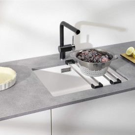 Blanco skenor, 41,6x6 cm, rostfritt stål