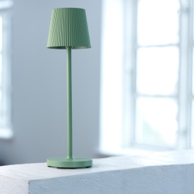 LumenLight Lucca oppladbar bordlampe, grønn