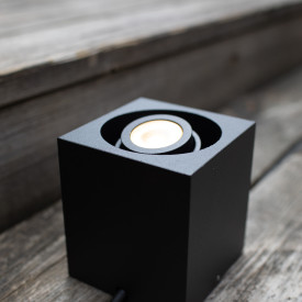 GARDEN 24 Kubspot 3W Svart