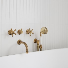 Toni håndbruserholder, messing