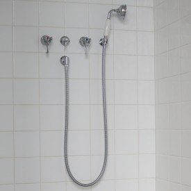 Toni bruseslange, 1,5 meter, krom