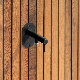 Frostline Duo Wall utomhuskran, till 30-55 cm vägg, svart