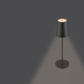 SLV Vinolina Two genopladelig bordlampe, sort