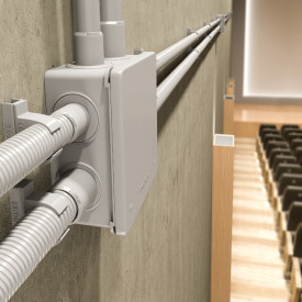 3 meter Plastrør 16 mm HF 320N, grå