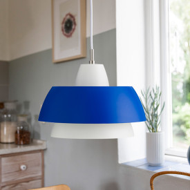 Superliving Trio pendellampe, mørkeblå