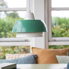 Superliving Trio pendellampe, grønn