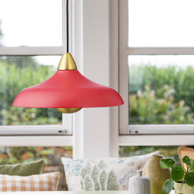 Superliving Urban Wide pendellampe, rød