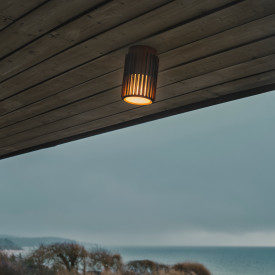 Nordlux Aludra taklampe utendørs, brun