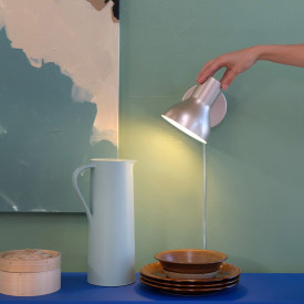 Dyberg Larsen Bob vegglampe, beige