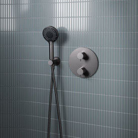 Damixa TMC dusjbatteri, antrasitt