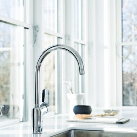 Damixa Clover Green kjøkkenarmatur, krom