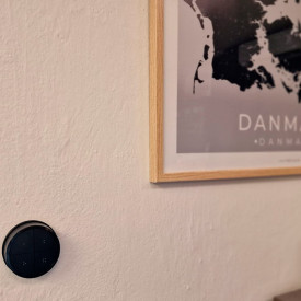 Rundt beslag til Hue Tap Dial Switch - Sort