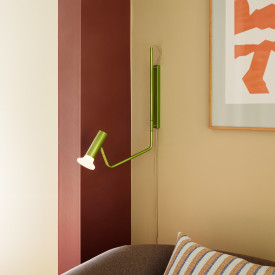 Hübsch Wally vegglampe, grønn
