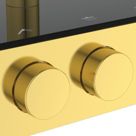 Ideal Standard Ceratherm Solos brusesæt, vandbesparende,  børstet guld