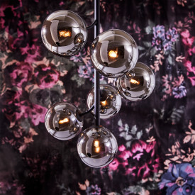 CALLISTO Pendel 6L sort/røg