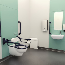 Ideal Standard Contour 21 støttehåndtak, 52 cm, blå