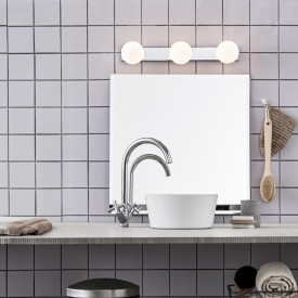 MINI Væg 3L krom/hvid IP44