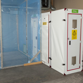 Sila 305AL sammenklappelig luftsluse til asbestsanering