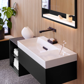 Geberit One topplade, 45x46,5 cm, mat sort