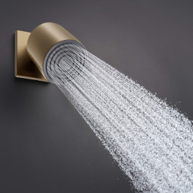 Hansgrohe Pulsify dusjarm, 8 cm, børstet bronse