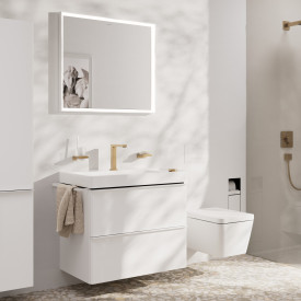 Hansgrohe Pulsify E dusjhode, 26x26 cm, vannbesparende, børstet bronse