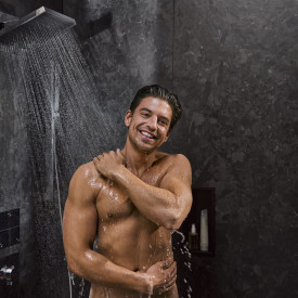 Hansgrohe Pulsify E takdusch, 26x26 cm, krom