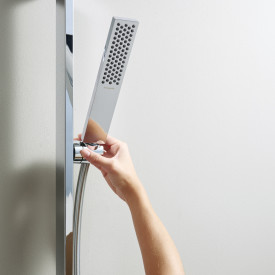 Hansgrohe Pulsify E dusjsett, vannbesparende, krom