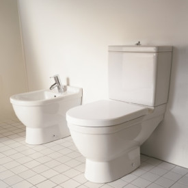 Duravit Starck 3 toilet, rengøringsvenlig, hvid
