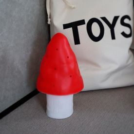 Heico Svamp barnelampe, rød, Ø15x28 cm