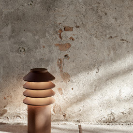 Louis Poulsen Bysted Garden trädgårdslampa, spjut, corten, låg