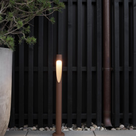 Louis Poulsen Flindt Garden havelampe, 4000K, anker, corten, lav