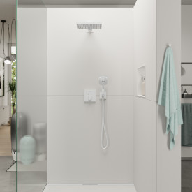 Hansgrohe Raindance Select E 120 hånddusj, matt hvit