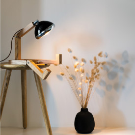 Mr Wattson bordlampe, sort