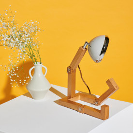 Mr Wattson bordlampe, grå