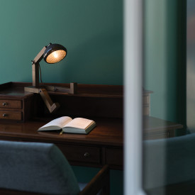 Mr Wattson bordlampe, sort