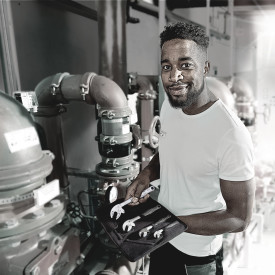 Wera 6004 Joker självjusterande skiftnyckelsats, 4 delar