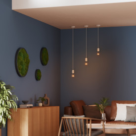 Ledvance Vintage 1906 Round pendeloppheng, gips