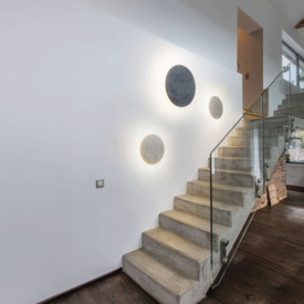 SLV Mana lampeskærm, beige, Ø40 cm