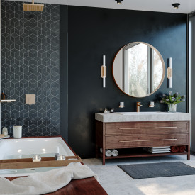 Hansgrohe Raindance takdusj, 30x30 cm, børstet bronse