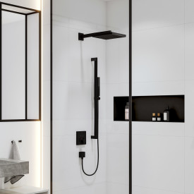 Hansgrohe dusjarm, 39 cm, matt sort