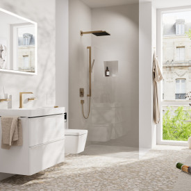 Hansgrohe dusjarm, 39 cm, børstet bronse