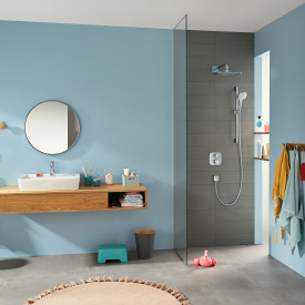 Hansgrohe FixFit Square slangeuttak, krom