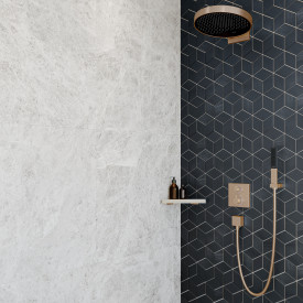 Hansgrohe FixFit Square slangeuttak, børstet bronse