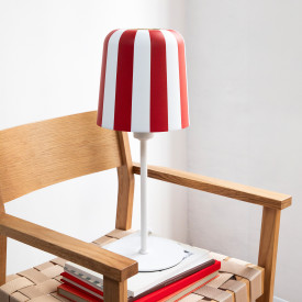 Dyberg Larsen Gry bordlampe, rød